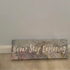 Travel themed wall decor